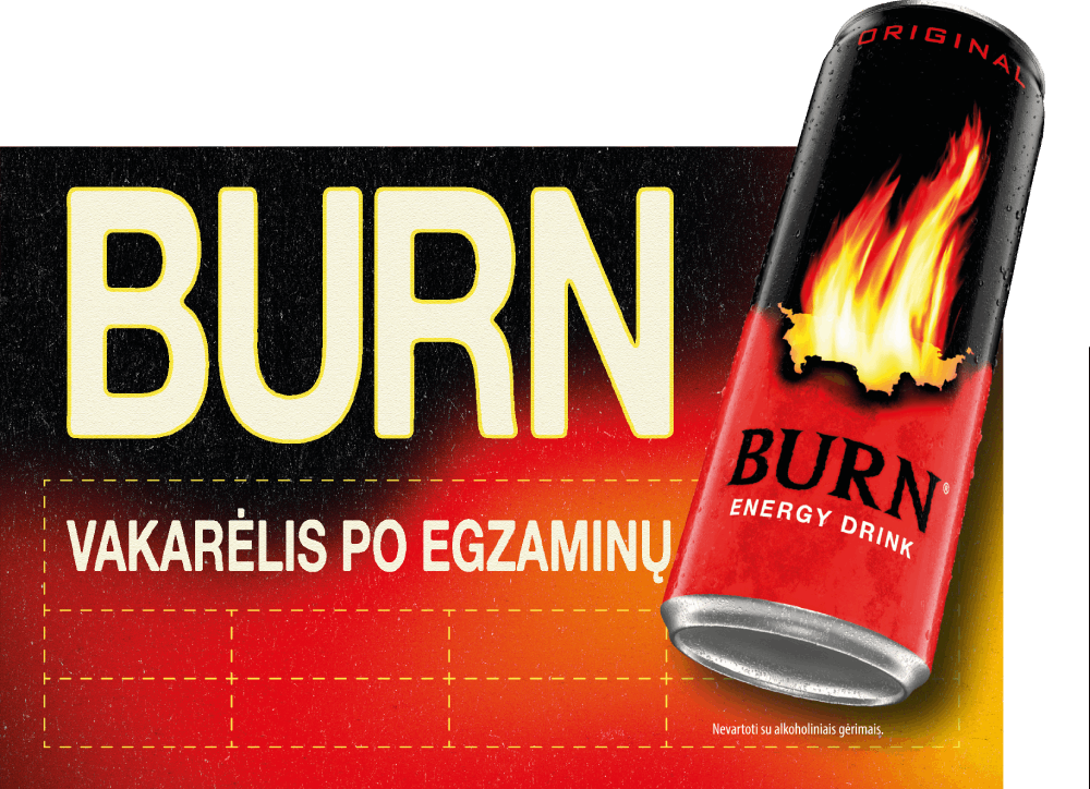 Burn, vakarėlis po egzaminų!