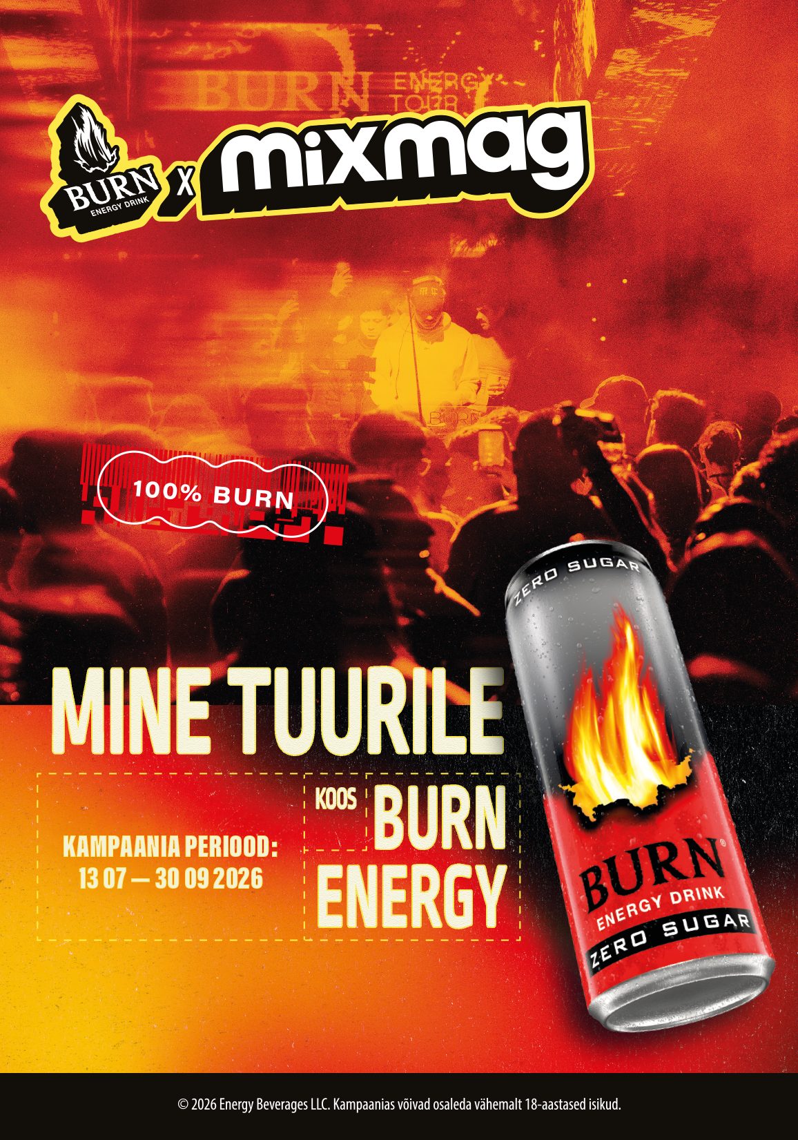 Mine tuurile koos Burn Energy!