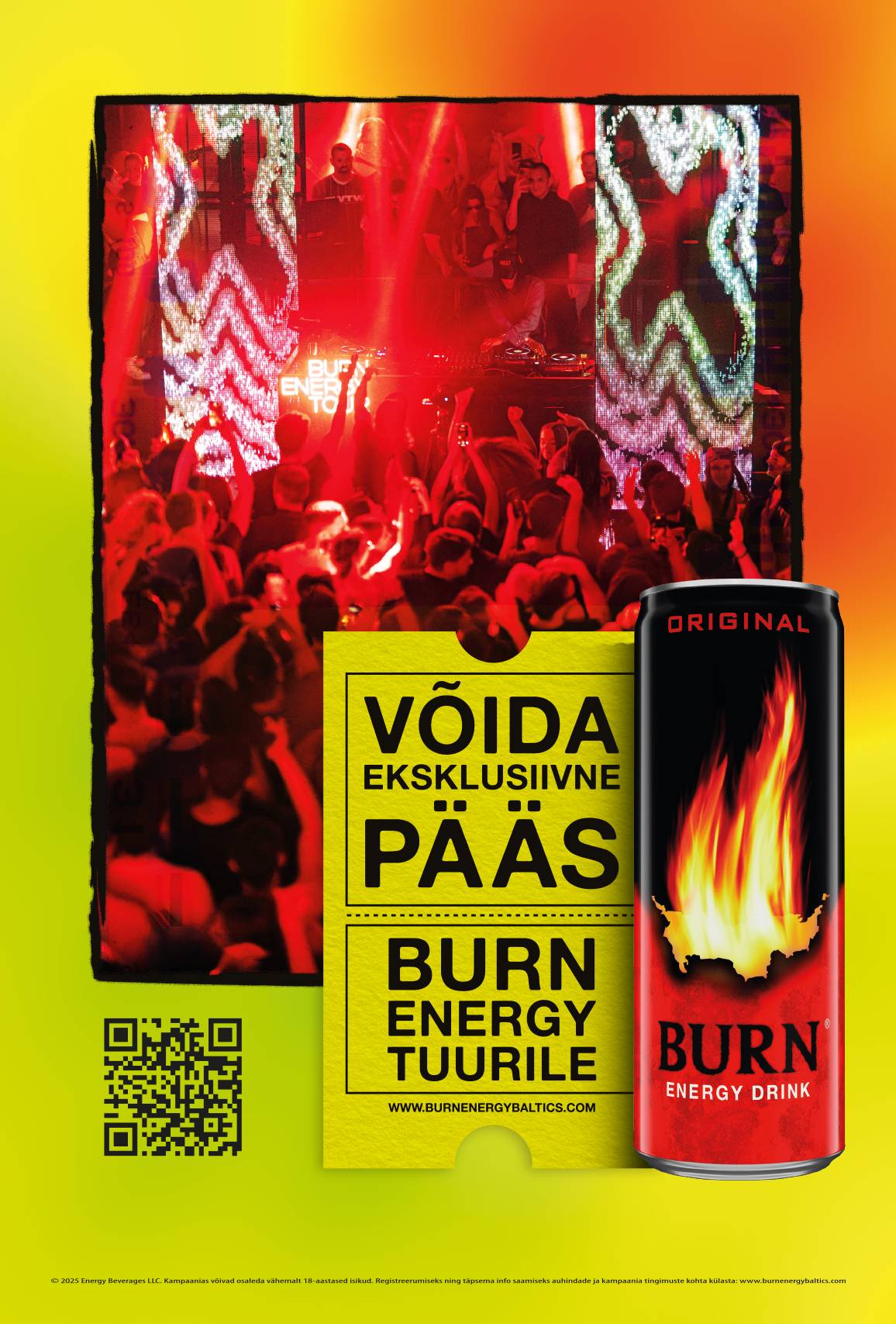 Võida eksklusiivne pääs Burn Energy tuurile!
